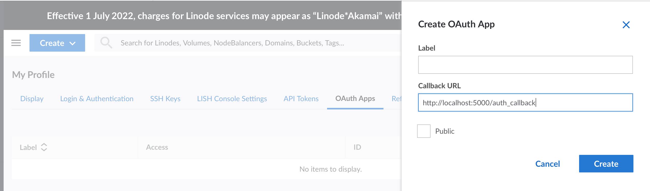 OAuth Account Profile OAuth Account Profile